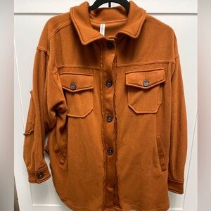 Zenana Outfitters Rust Utility Jacket